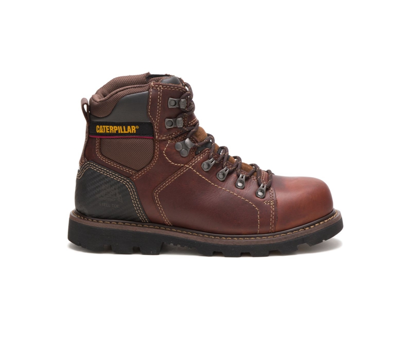 Caterpillar Alaska 2.0 Steel Neus Werklaarzen Heren Bruin | DSTQN-4051