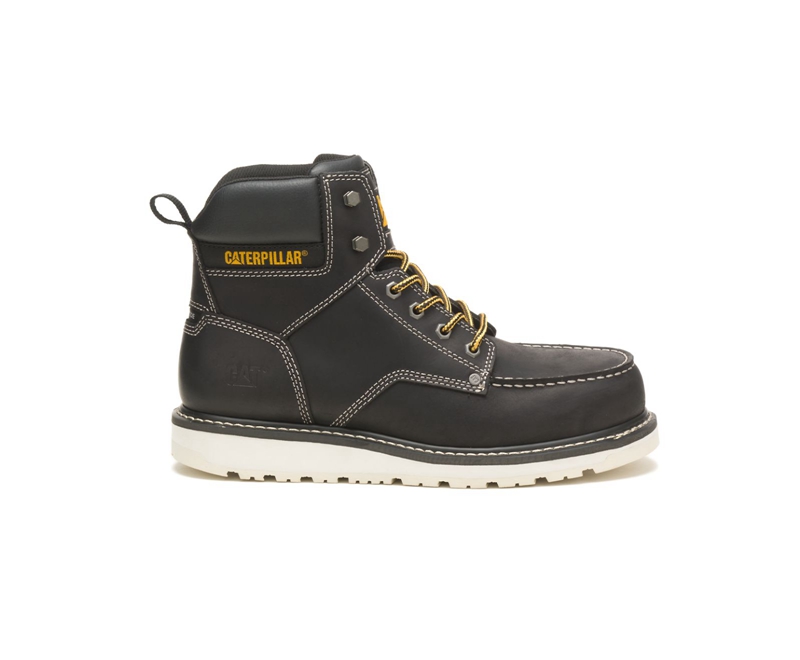 Caterpillar Calibrate Steel Neus Werklaarzen Heren Zwart | GCKMS-2751