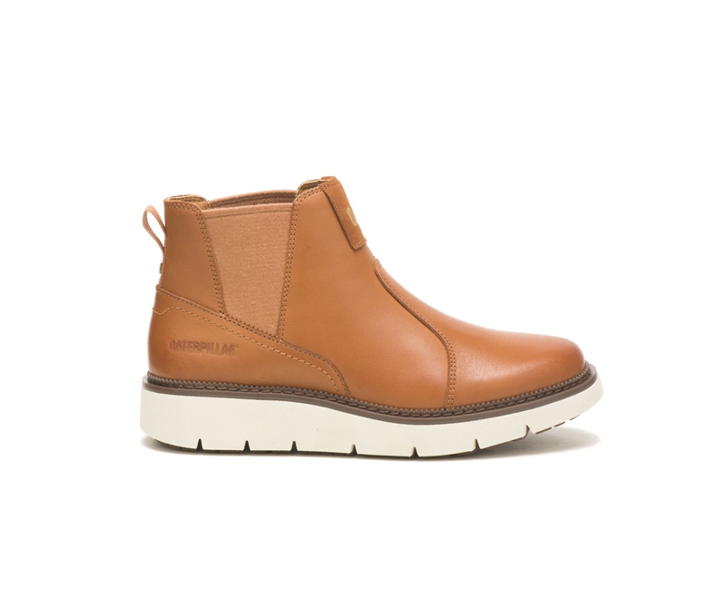 Caterpillar Chariot Laarsjes Dames Bruin | JXNIL-0719