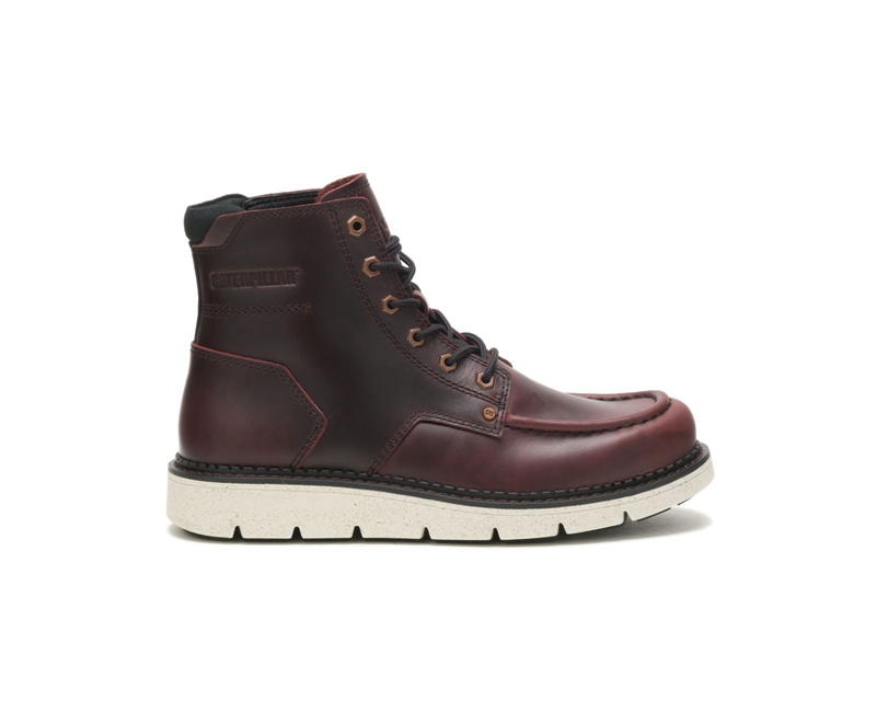 Caterpillar Covert Wandellaarzen Heren Bordeaux | JDPIB-4735