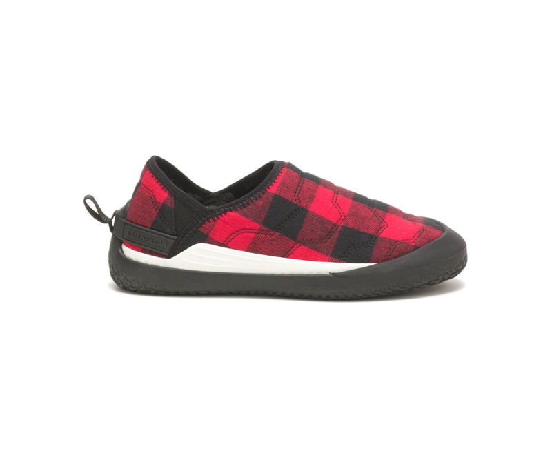 Caterpillar Crossover Slip Ons Dames Rood | AXSKR-4058
