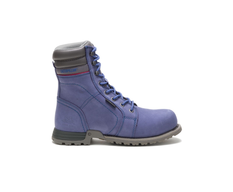 Caterpillar Echo Waterdichte Steel Neus Werklaarzen Dames Paars | CSONQ-2109