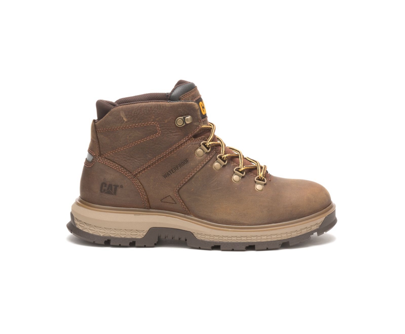 Caterpillar Exposition Hiker Waterdichte Werklaarzen Heren Bruin | IJNKX-8562