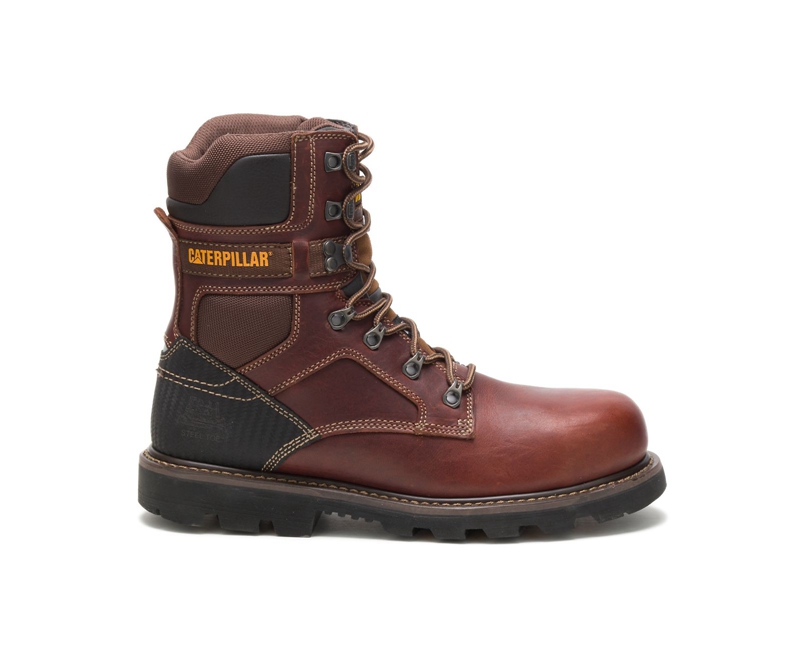 Caterpillar Indiana 2.0 Steel Neus Werklaarzen Heren Bruin | KLHGF-5849