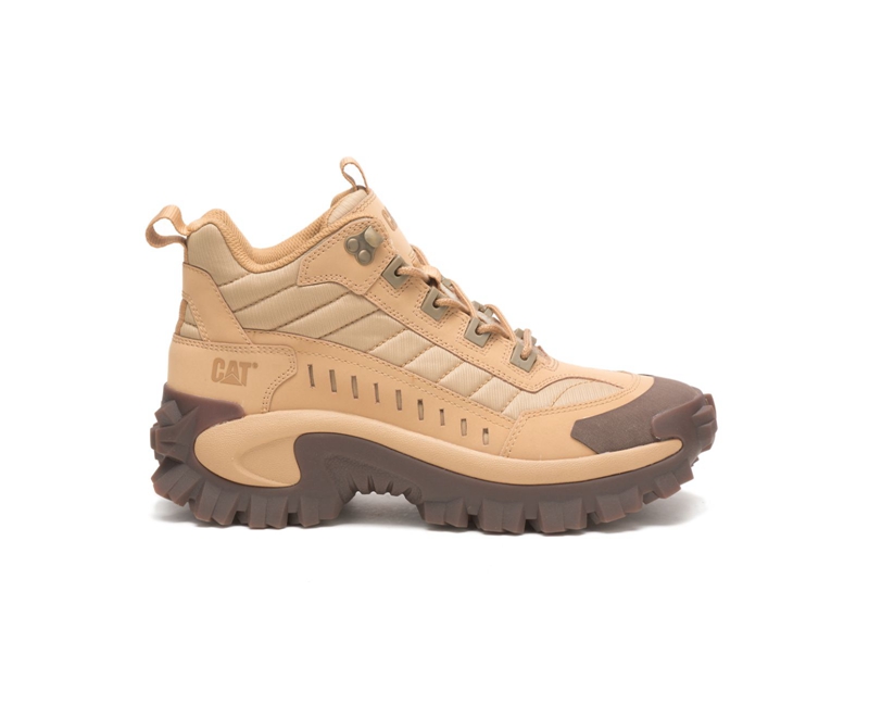 Caterpillar Intruder Mid Sneakers Heren Donkerbeige | XFVYA-5927