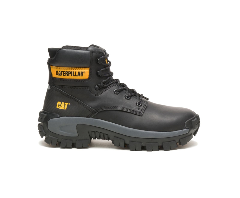 Caterpillar Invader Hi Steel Neus Werklaarzen Heren Zwart | PQEZO-7584