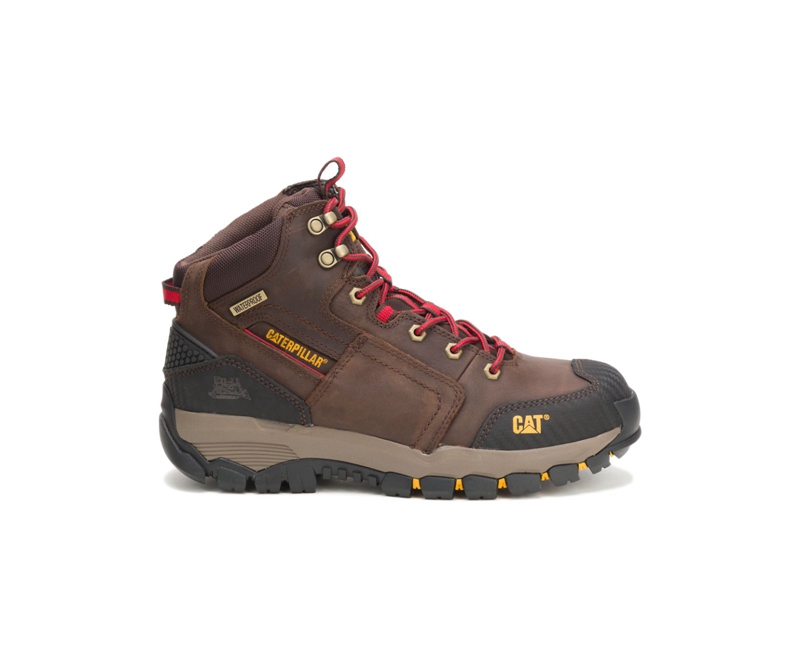 Caterpillar Navigator Waterdichte Werklaarzen Heren Bruin | SAVUP-9836
