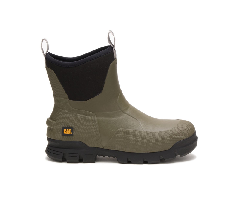 Caterpillar Stormers 6" Regenlaarzen Heren Olijfgroen | LEBFQ-1580