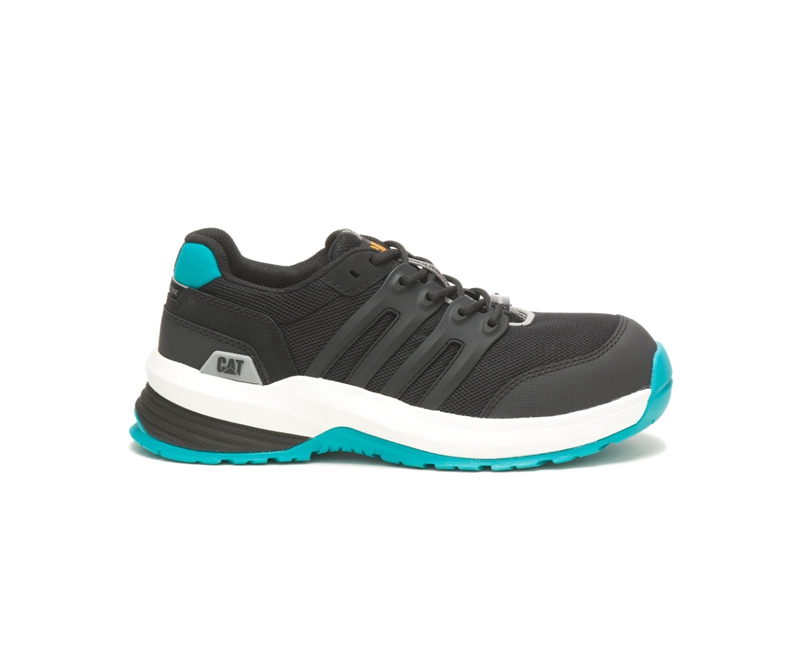 Caterpillar Streamline 2.0 Composite Neus Werkschoenen Dames Zwart Turquoise | SIABU-2658
