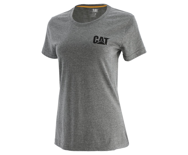 Caterpillar Trademark T-shirts Dames Grijs | MDYCH-9863