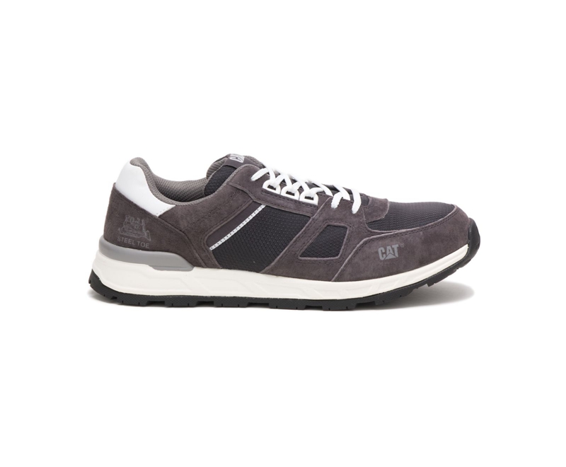 Caterpillar Woodward Steel Neus Sneakers Heren Koffie | BTXAO-4625