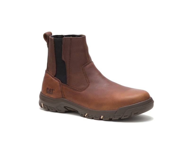 Caterpillar Abbey Steel Neus Werklaarzen Dames Bruin | COSDQ-7853