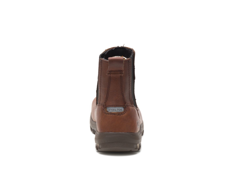 Caterpillar Abbey Steel Neus Werklaarzen Dames Bruin | COSDQ-7853
