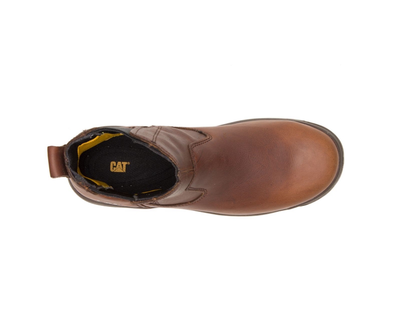 Caterpillar Abbey Steel Neus Werklaarzen Dames Bruin | COSDQ-7853