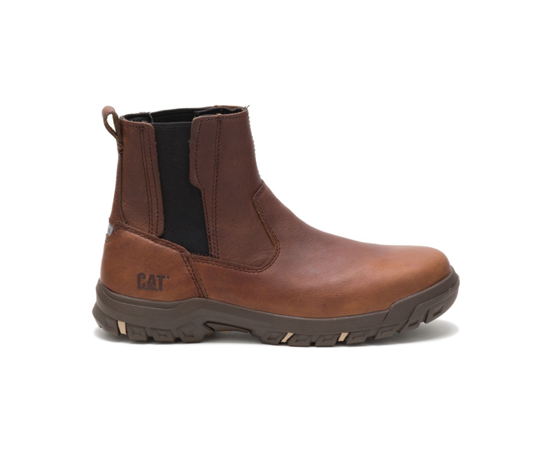 Caterpillar Abbey Steel Neus Werklaarzen Dames Bruin | COSDQ-7853