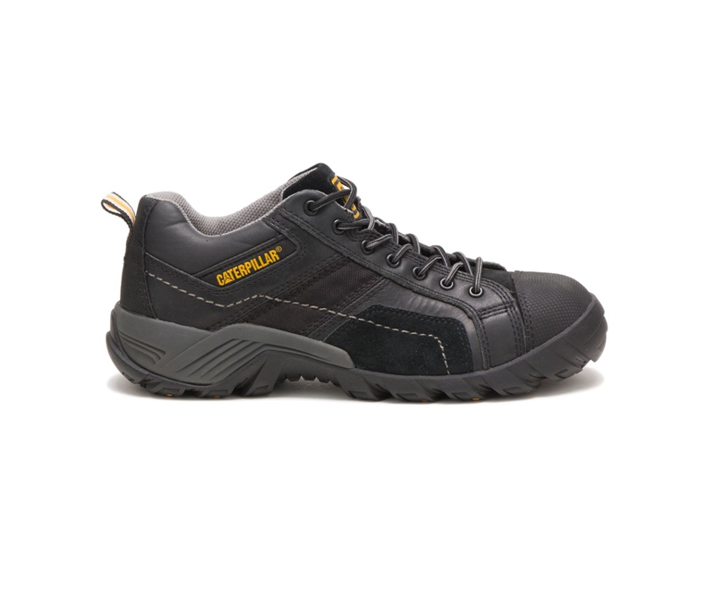 Caterpillar Argon Composite Neus Werkschoenen Heren Zwart | SILYP-0869