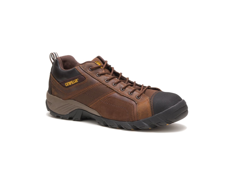 Caterpillar Argon Composite Neus Werkschoenen Heren Donkerbruin | WNRHV-2958