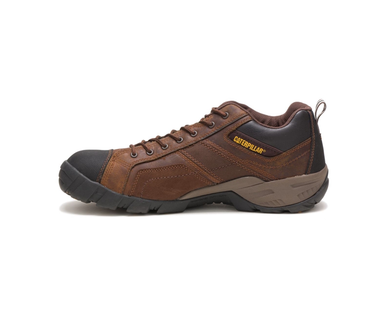 Caterpillar Argon Composite Neus Werkschoenen Heren Donkerbruin | WNRHV-2958