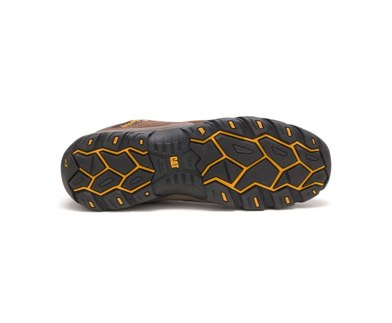 Caterpillar Argon Composite Neus Werkschoenen Heren Donkerbruin | WNRHV-2958