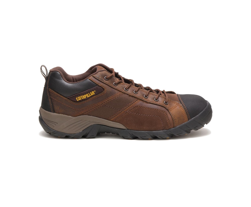 Caterpillar Argon Composite Neus Werkschoenen Heren Donkerbruin | WNRHV-2958