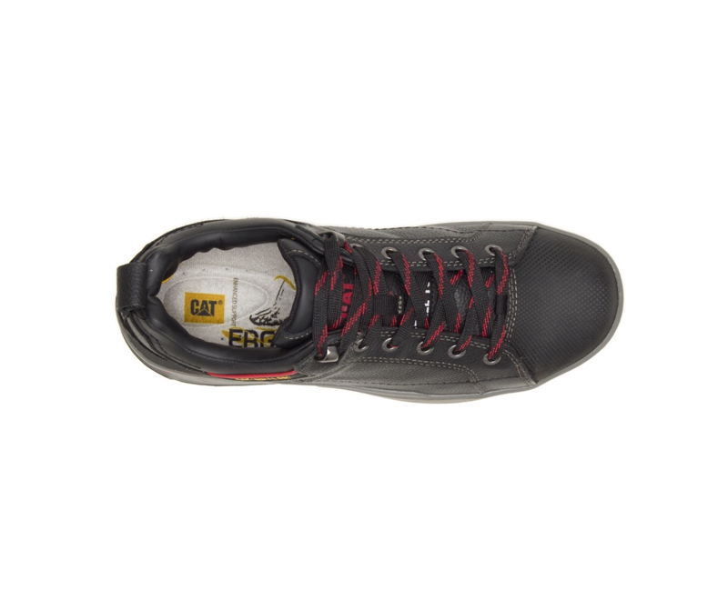 Caterpillar Brode Steel Neus Werkschoenen Heren Zwart | BRLPU-7234