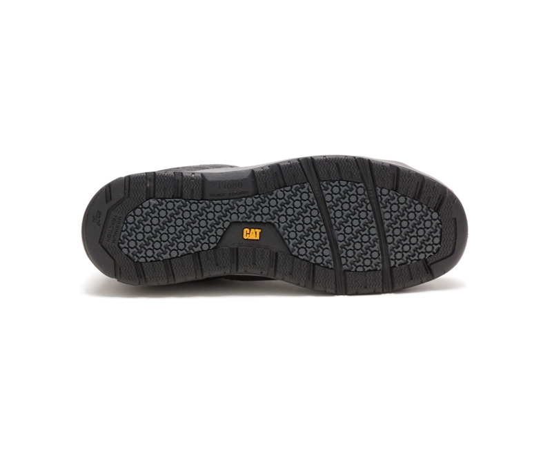 Caterpillar Brode Steel Neus Werkschoenen Heren Zwart | BRLPU-7234