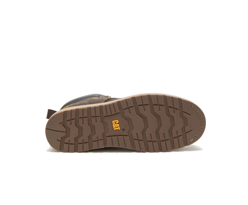 Caterpillar Calibrate Steel Neus Werklaarzen Heren Bruin | WQGDX-5180