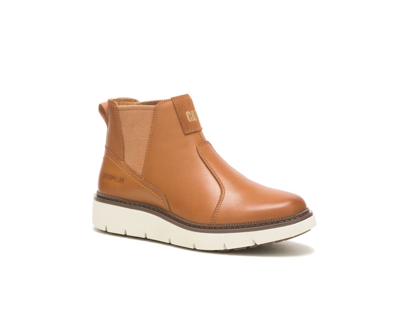 Caterpillar Chariot Laarsjes Dames Bruin | JXNIL-0719