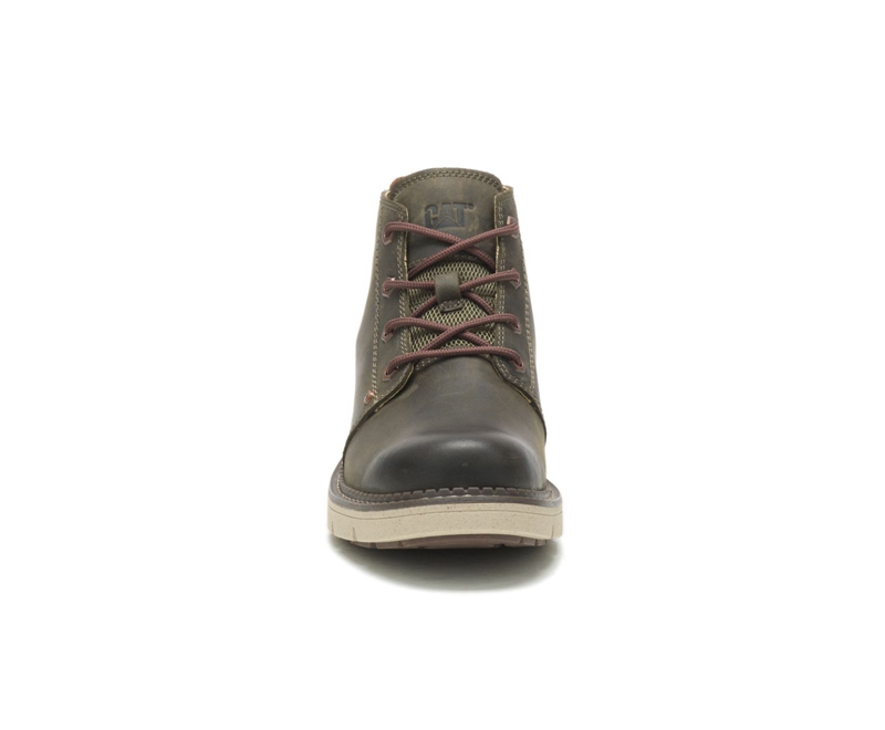 Caterpillar Covert Mid Waterdichte Laarzen Heren Olijfgroen | IUMDP-9854