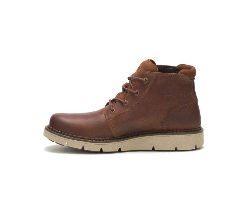 Caterpillar Covert Mid Waterdichte Laarzen Heren Bruin | UIEZR-5416
