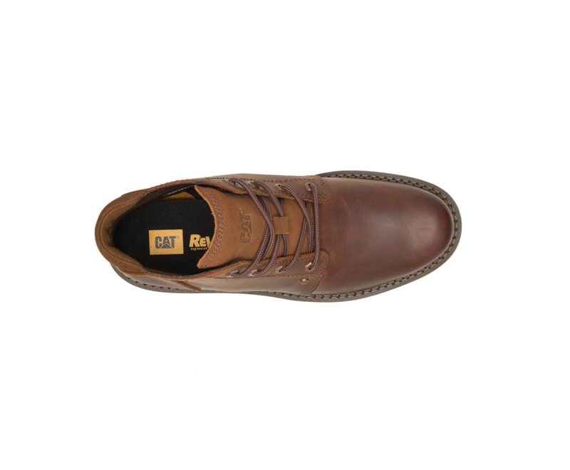 Caterpillar Covert Mid Waterdichte Laarzen Heren Bruin | UIEZR-5416