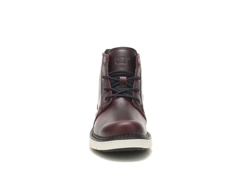 Caterpillar Covert Mid Waterdichte Laarzen Heren Bordeaux | UZRWM-9283