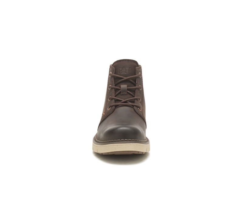 Caterpillar Covert Mid Waterdichte Laarzen Heren Koffie | YIULG-5206