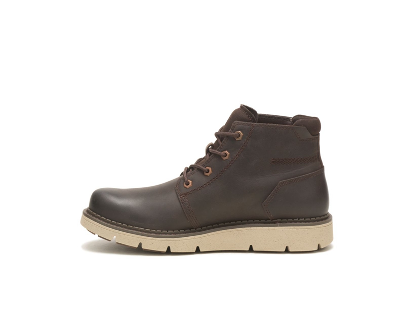 Caterpillar Covert Mid Waterdichte Laarzen Heren Koffie | YIULG-5206
