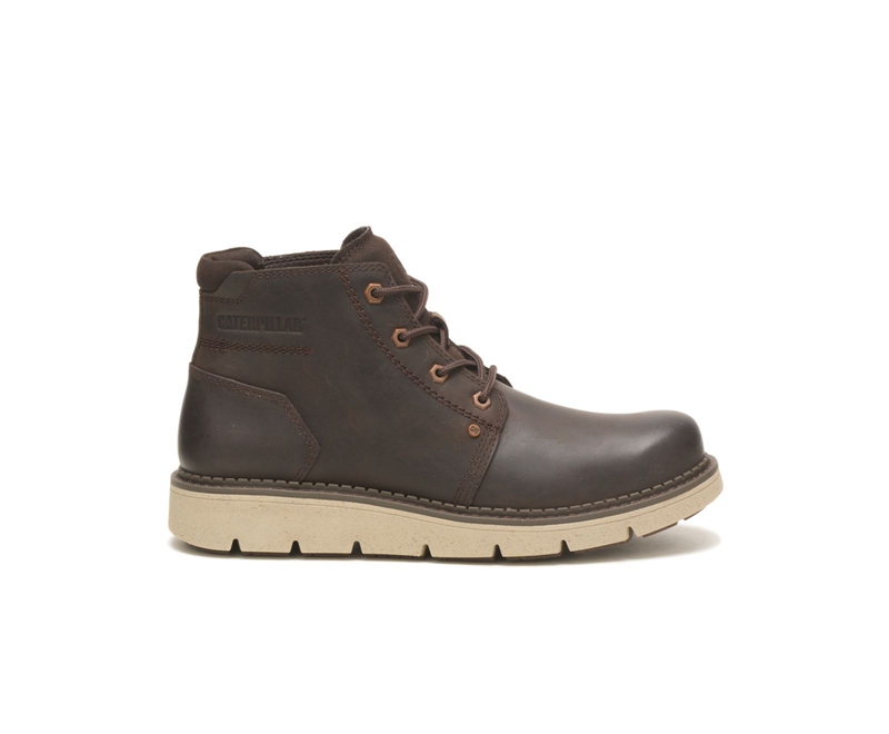 Caterpillar Covert Mid Waterdichte Laarzen Heren Koffie | YIULG-5206