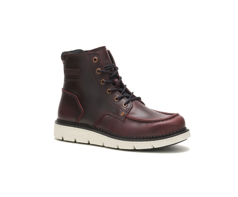 Caterpillar Covert Wandellaarzen Heren Bordeaux | JDPIB-4735
