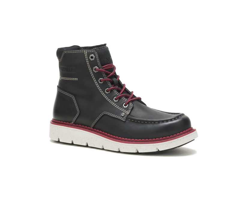 Caterpillar Covert Wandellaarzen Heren Zwart | NVGXC-2075