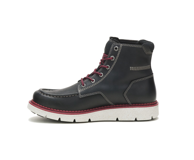 Caterpillar Covert Wandellaarzen Heren Zwart | NVGXC-2075