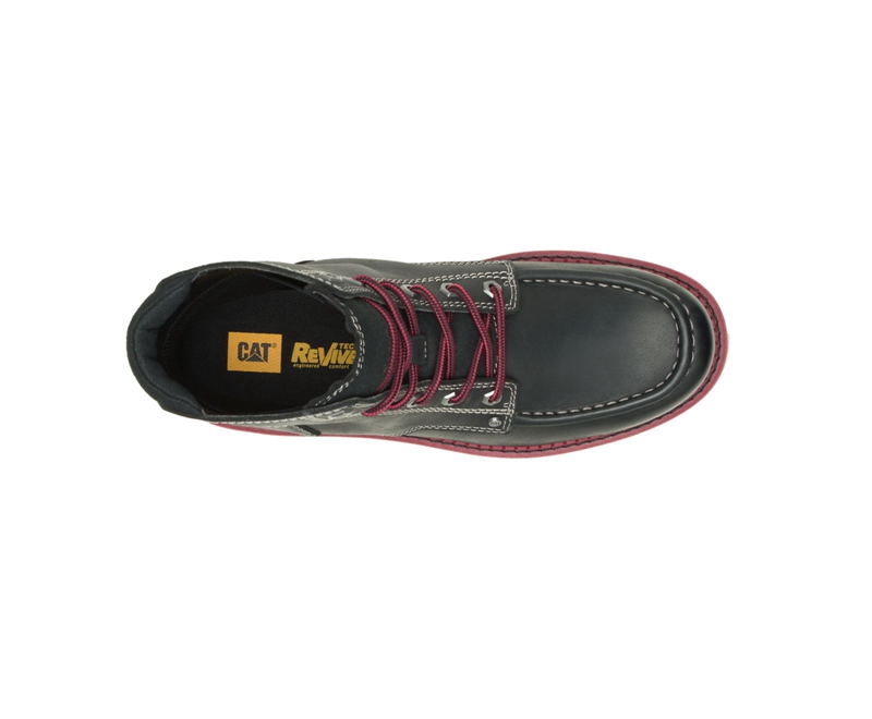 Caterpillar Covert Wandellaarzen Heren Zwart | NVGXC-2075