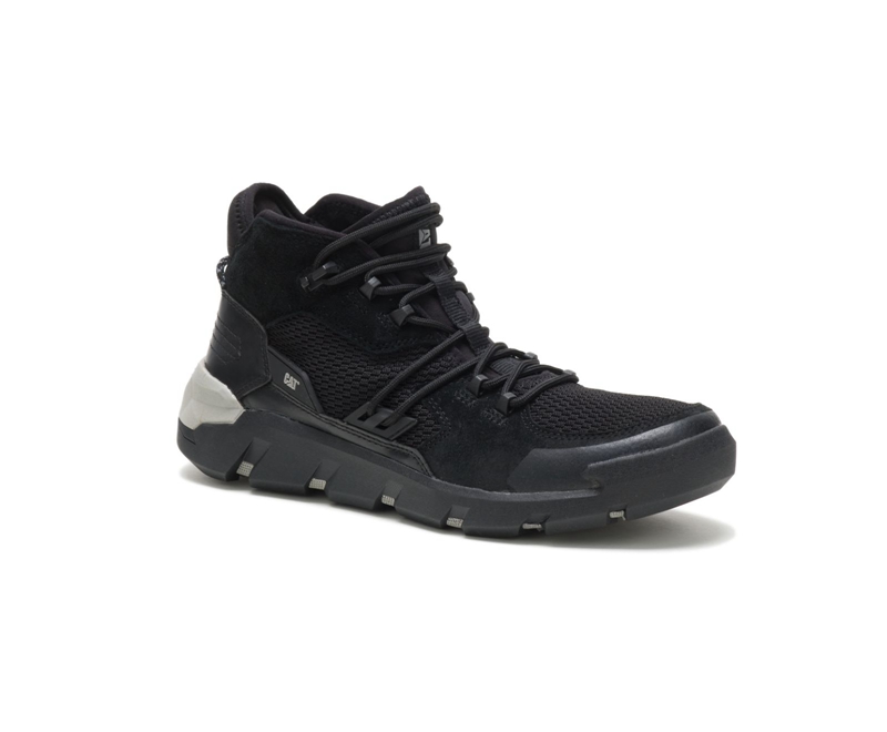 Caterpillar Crail Mid Sneakers Heren Zwart | WGEJY-7354