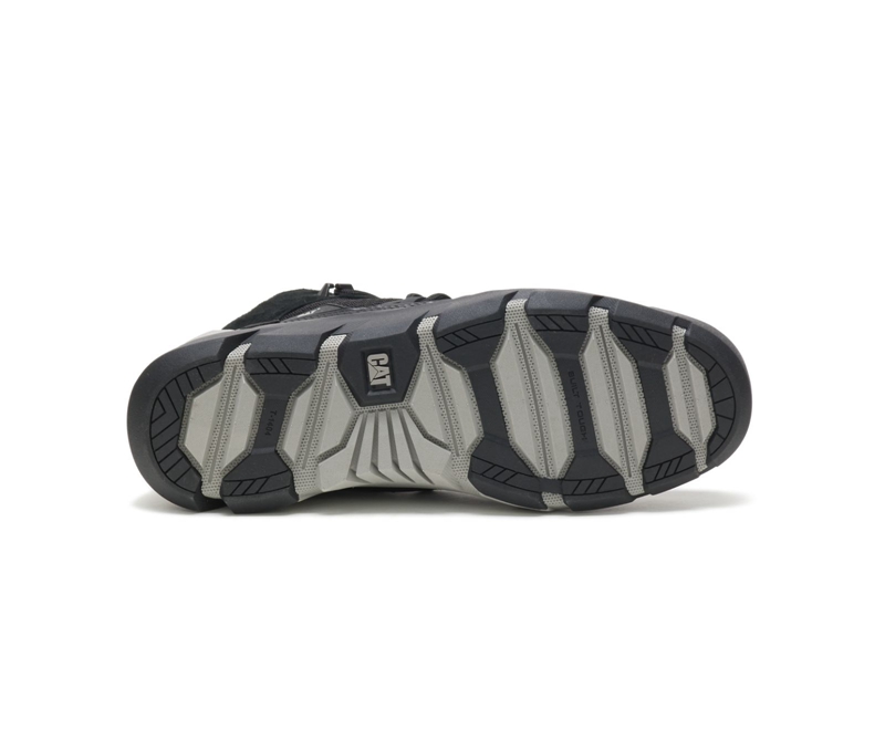 Caterpillar Crail Mid Sneakers Heren Zwart | WGEJY-7354