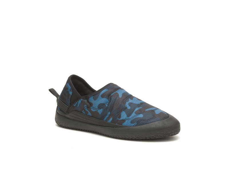 Caterpillar Crossover Slip Ons Dames Blauw Zwart | DUKXC-8420