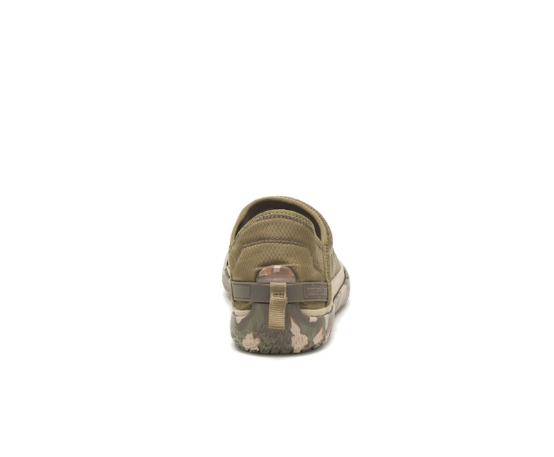 Caterpillar Crossover Slip Ons Dames Donkerolijfgroen | FYERO-7013