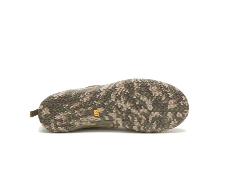 Caterpillar Crossover Slip Ons Dames Donkerolijfgroen | FYERO-7013