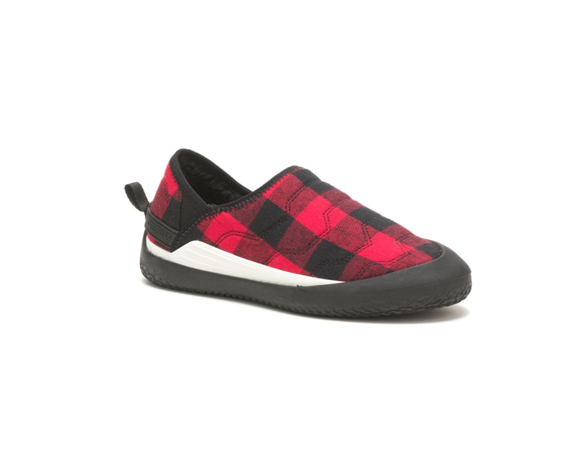 Caterpillar Crossover Slip Ons Dames Rood | AXSKR-4058
