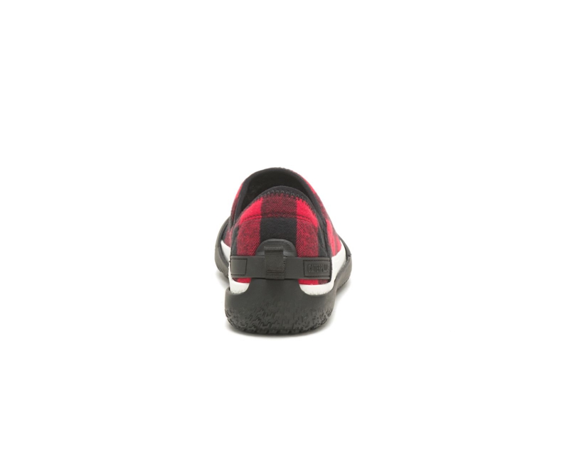 Caterpillar Crossover Slip Ons Dames Rood | AXSKR-4058