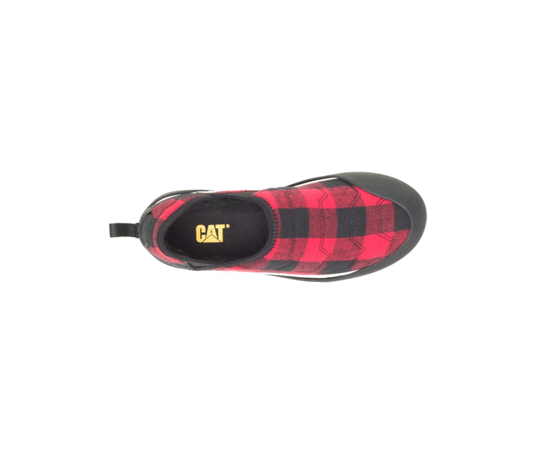 Caterpillar Crossover Slip Ons Dames Rood | AXSKR-4058