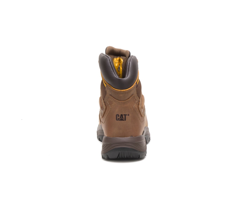 Caterpillar Diagnostic Hi Waterdichte Thinsulate™ Steel Neus Werklaarzen Heren Donkerbruin | ADJKP-6582