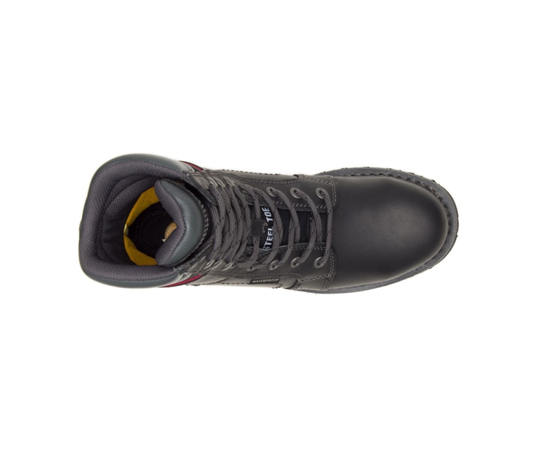 Caterpillar Echo Waterdichte Steel Neus Werklaarzen Dames Zwart | ACHWL-5628