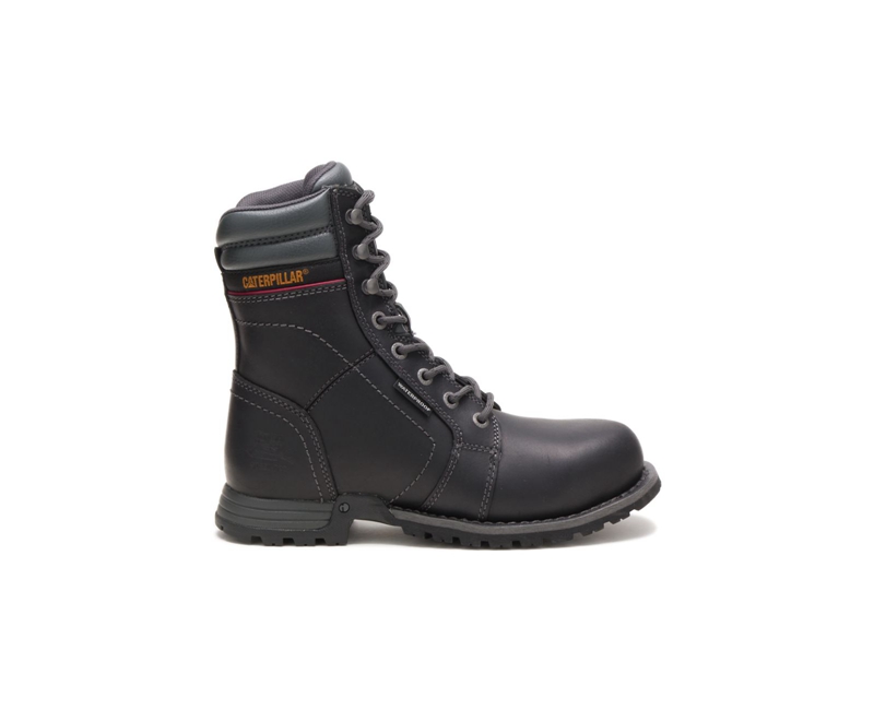 Caterpillar Echo Waterdichte Steel Neus Werklaarzen Dames Zwart | ACHWL-5628